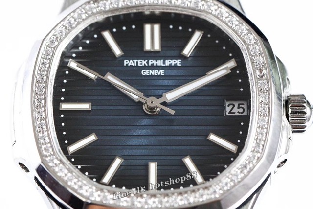 百达翡丽鹦鹉螺系列女表 女神款 渐变蓝黑 Patek Philippe机械女表 gjs1268